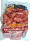 Oferta de LINGUICA CALDAS SUINA P/CHURRASCO 1KG PCT por R$16,99 em Supermercados Pró Brazilian