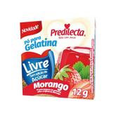 Oferta de Gelatina Predilecta Zero Morango Embalagem 12g por R$2,49 em Supermercados Rex