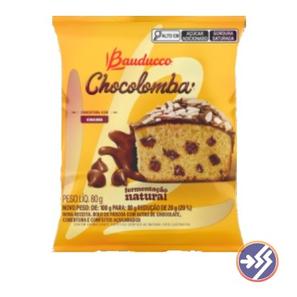 Oferta de COLOMBA PASCAL BAUDUCCO GOTAS CHOCOLATE 80G por R$9,98 em Supermercados Santa Helena
