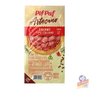 Oferta de SALAME PIF PAF TIPO ITAL ARTESANO FAT90G por R$7,97 em Supermercados Santa Helena