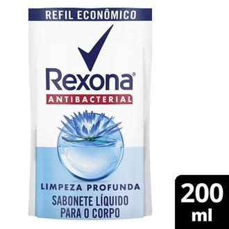 Oferta de Sabonete Líquido Limpeza Profunda Refil Econômico Rexona 200Ml por R$7,29 em Supermercados São Vicente