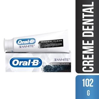 Oferta de Creme Dental Oral B 3Dw Mineral Clean 102G por R$6,29 em Supermercados São Vicente