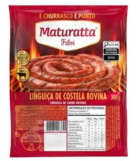 Oferta de Linguiça Costela Bovina Maturatta 300g por R$15,9 em Supermercados São Vicente