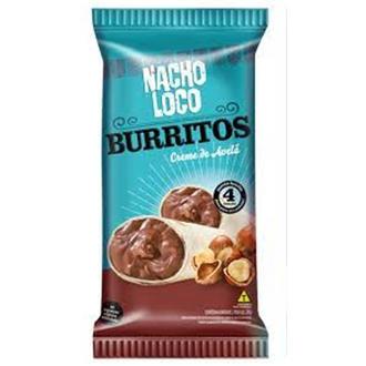 Oferta de Burrito de Creme de Avelã Nacho Louco 300G por R$13,99 em Supermercados São Vicente