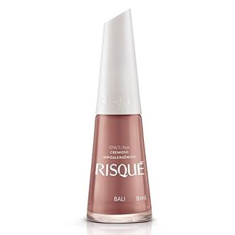 Oferta de Esmalte Rosas Cremoso Bali Risqué 8Ml por R$4,99 em Supermercados São Vicente