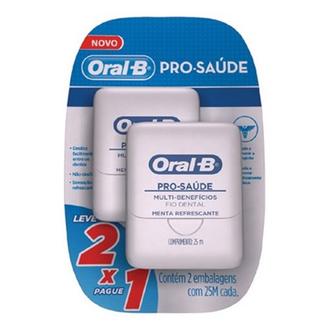 Oferta de Fio Dental Oral B Pro-Saúde 25M Embalagem 2 Un Pague 1 Un por R$36,9 em Supermercados São Vicente