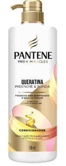 Oferta de Condicionador Queratina Preenche & Blinda Pantene 510ml por R$38,99 em Supermercados São Vicente