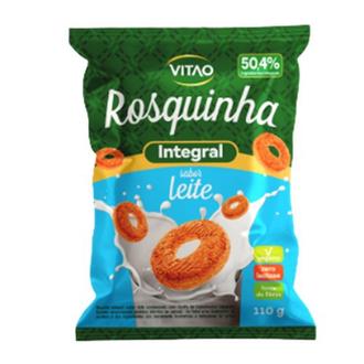 Oferta de Rosquinha Integral Sabor Leite Vitao 110g por R$6,79 em Supermercados São Vicente