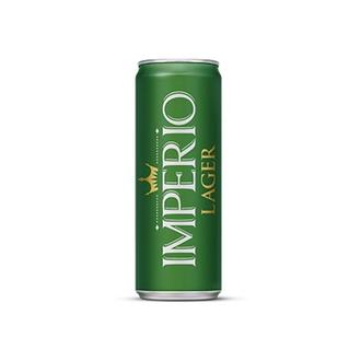 Oferta de Cerveja Nacional Império Lager Lata 350ml por R$2,99 em Supermercados São Vicente