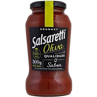 Oferta de Molho de Tomate Salsaretti Gourmet Oliva Vidro 500g por R$17,99 em Supermercados São Vicente