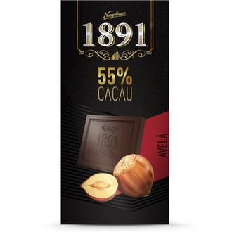 Oferta de Chocolate Neugebauer Tablet 1891 55% Cacau Avelã 90G por R$9,99 em Supermercados São Vicente