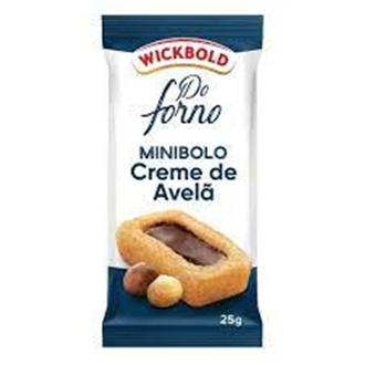 Oferta de Mini Bolo de Baunilha com Recheio de Creme de Avelã do Forno Wickbold 25G por R$1,69 em Supermercados São Vicente