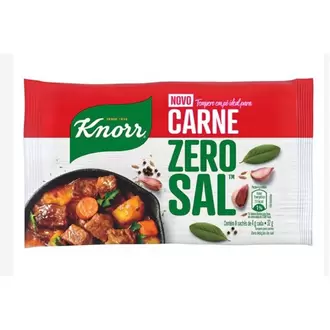 Oferta de Tempero Pó para Carne Zero Sal Pacote Knorr com 8un 32g por R$6,59 em Supermercados São Vicente