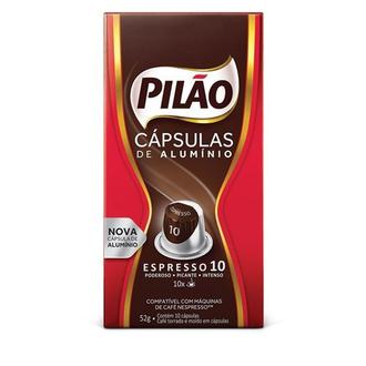 Oferta de Café Cápsula Pilão Espresso10 10un por R$14,89 em Supermercados São Vicente