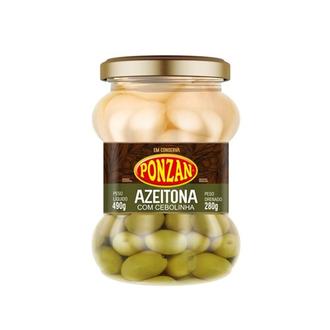 Oferta de Azeitona com Cebolinha Cristal Ponzan 280G por R$19,9 em Supermercados São Vicente