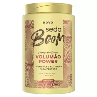 Oferta de Creme para Pentear Boom Volumão Power Seda 1kg por R$28,49 em Supermercados São Vicente