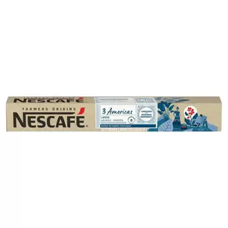 Oferta de Café Nescafé Farmer Origins 3 Américas 10 Cápsulas 54g por R$14,19 em Supermercados São Vicente