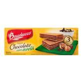 Oferta de Wafer Bauducco Chocolate Com Avelã 140g por R$4,49 em Supermercados Tiaozinho