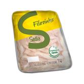 Oferta de Filezinho De Peito De Frango Sadia Bandeja De 1kg por R$26,99 em Supermercados Tiaozinho