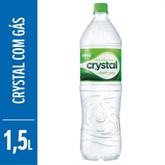 Oferta de Água Mineral Crystal Com Gás 1,5l por R$3,99 em Supermercados Tiaozinho