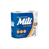 Oferta de Papel Toalha Mili Com 02 Unidades por R$7,99 em Supermercados Tiaozinho