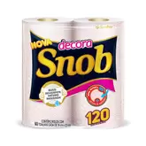 Oferta de Papel Toalha Snob Decorada Com 02 Unidades por R$9,49 em Supermercados Tiaozinho