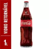 Oferta de Refrigerante Cola Cola 1l por R$3,89 em Supermercados Tiaozinho