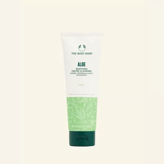 Oferta de Creme Suave de Limpeza Facial Aloe Vera 125ml por R$119,9 em The Body Shop