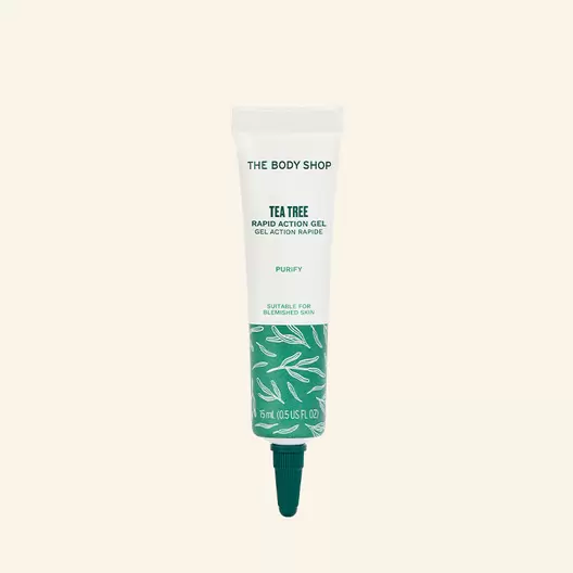 Oferta de Gel Secativo Facial Tea Tree 15ml por R$69,9 em The Body Shop