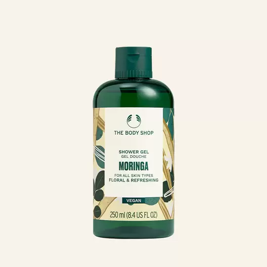 Oferta de Shower Gel Moringa 250ml por R$44,9 em The Body Shop