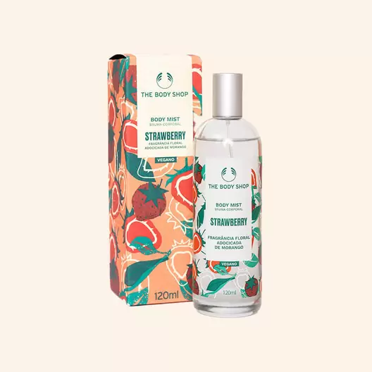 Oferta de Mist Corporal Morango 120ml por R$99,9 em The Body Shop