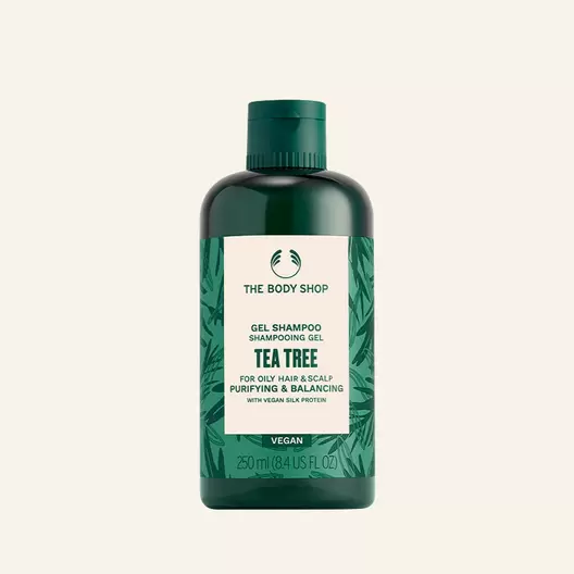 Oferta de Shampoo Tea Tree 250ml por R$69,9 em The Body Shop