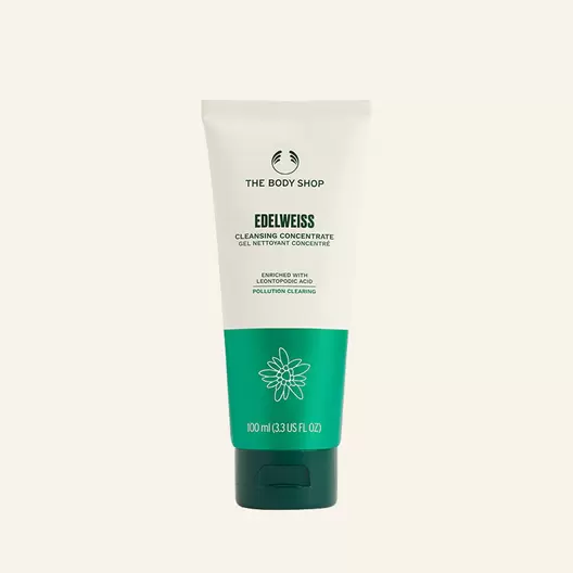 Oferta de Gel de Limpeza Facial Edelweiss 100 ml por R$109,9 em The Body Shop