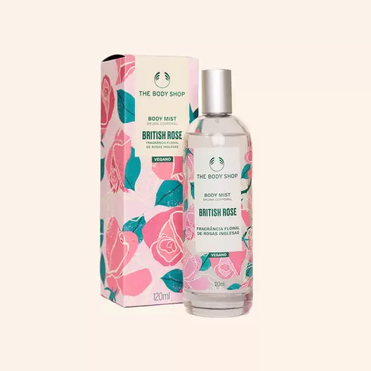 Oferta de Mist Corporal Rosas Inglesas 120ml por R$99,9 em The Body Shop