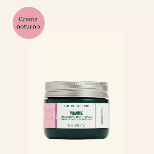 Oferta de Hidratante Noturno Vitamina E 50ml por R$99,9 em The Body Shop