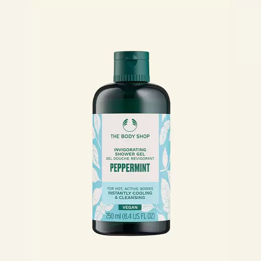 Oferta de Shower Gel Revigorante Peppermint 250ml por R$32,94 em The Body Shop