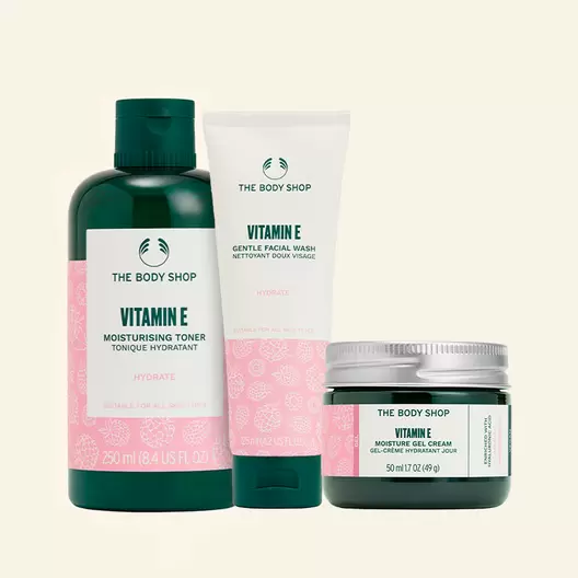 Oferta de Kit Skincare Pele Seca por R$164,29 em The Body Shop