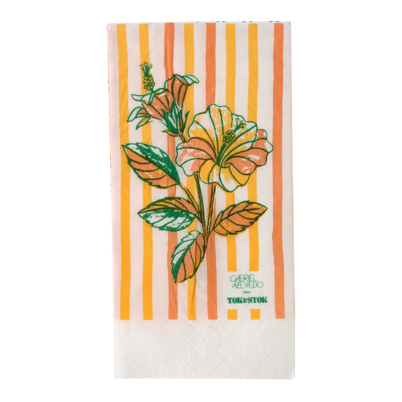 Oferta de GUARDANAPO 39 CM X 39 CM PACOTE COM 20 PEÇAS SAUDADE TROPICAL por R$17,9 em Tok&Stok