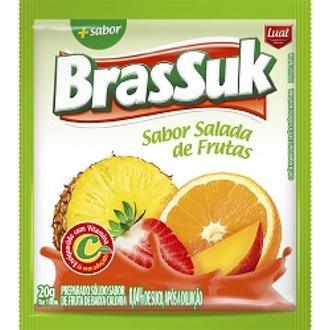 Oferta de Refresco em Pó Brassuk Salada de Frutas Sachê 20G por R$0,99 em Tome Leve