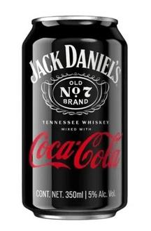Oferta de Bebida Mista Jack Daniel's Com Coca Cola Jack and Coke 350ml por R$10,99 em Tome Leve