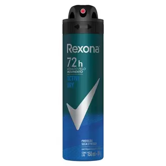 Oferta de Desodorante Masculino Active Dry Rexona 150ml por R$13,99 em Tome Leve