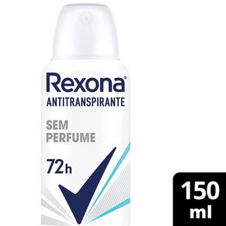 Oferta de Antitranspirante Aerosol sem Perfume Rexona 150Ml por R$13,99 em Tome Leve