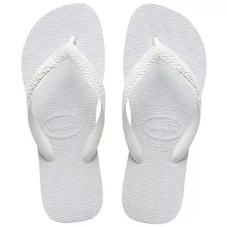 Oferta de Chinelo Havaianas Top Basic Branco N°35/36 por R$35,9 em Tome Leve