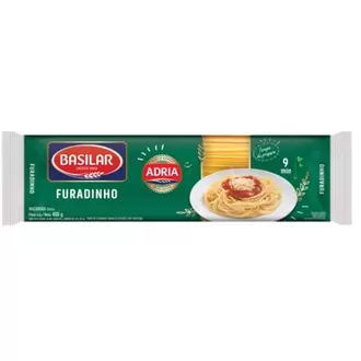 Oferta de Macarrão Semolado Furadinho Basilar 400G por R$2,79 em Tome Leve