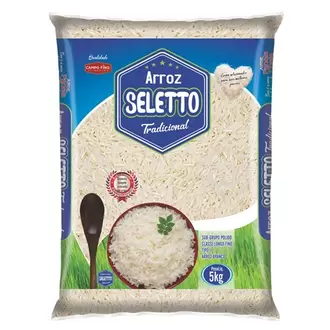 Oferta de Arroz Seleto 5Kg por R$25,9 em Tome Leve