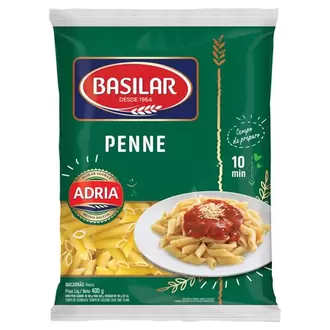 Oferta de Macarrão Semolado Basilar Penne 400G por R$2,79 em Tome Leve