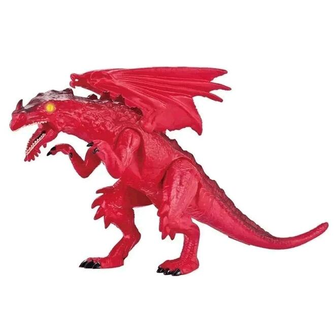 Oferta de Feras Selvagens Dragão Vermelho com Som e Luz - Candide por R$82,99 em ToyMania