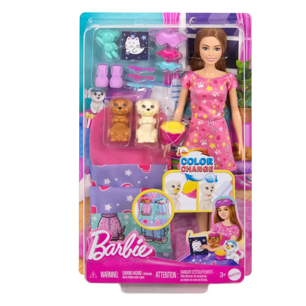 Oferta de Barbie Festa do Pijama com Cachorrinhos - Mattel por R$199,99 em ToyMania