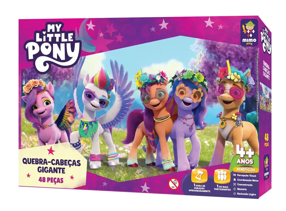 Oferta de Quebra-Cabeça Gigante Festa das Amigas 48 Peças - Mimo por R$39,9 em ToyMania