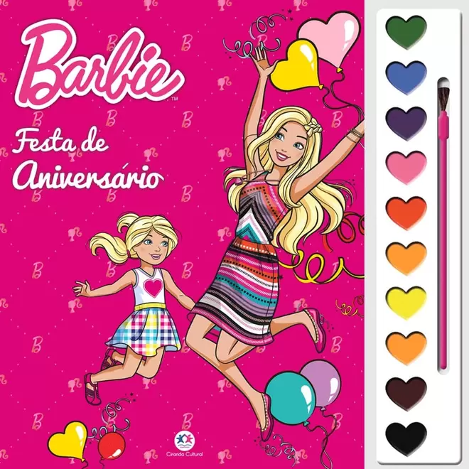 Oferta de Barbie Aquarela Festa de Aniversário - Ciranda Cultural por R$10,99 em ToyMania